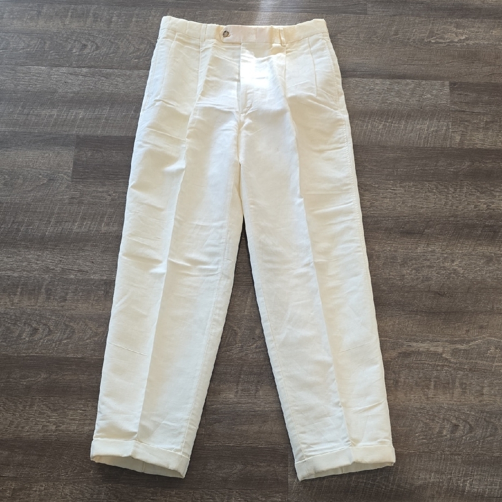 Walter Hagen Men's Off-White Chinos